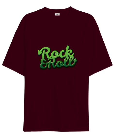 Tisho - Rock Roll Oversize Unisex Tişört