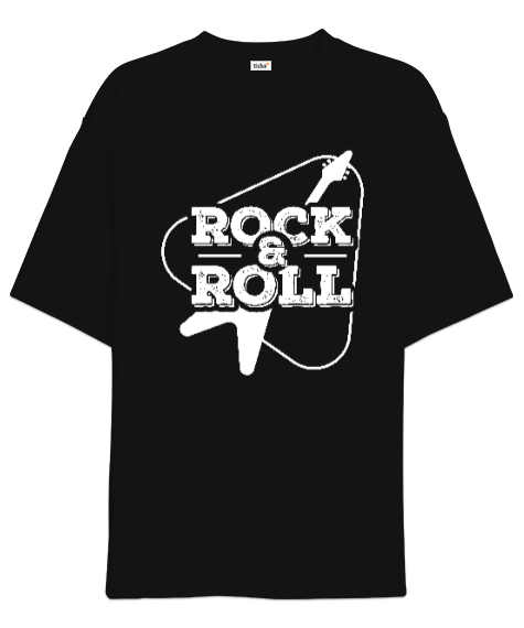 Tisho - Rock Roll Oversize Unisex Tişört
