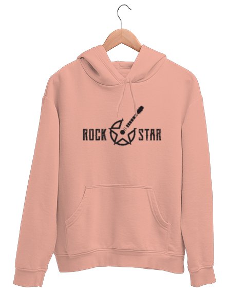Tisho - Rock Star - Yıldız Yavru Ağzı Unisex Kapşonlu Sweatshirt