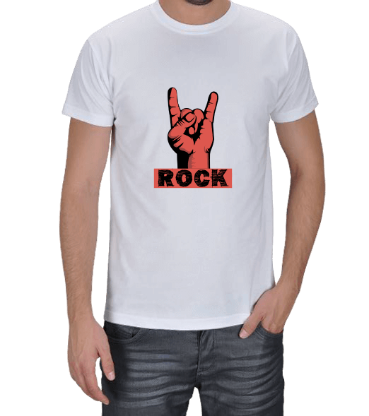 Tisho - Rock White Erkek Tişört