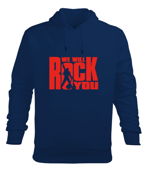 Rockn Roll Sweatshirt Erkek Kapüşonlu Hoodie Sweatshirt
