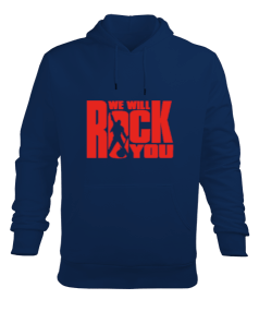 Tisho - Rockn Roll Sweatshirt Erkek Kapüşonlu Hoodie Sweatshirt