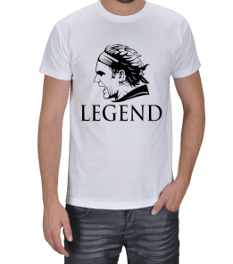 Tisho - Roger Federer Legend Erkek Tişört