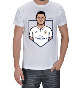 Tisho - Ronaldo Cr7 Vector Erkek Tişört
