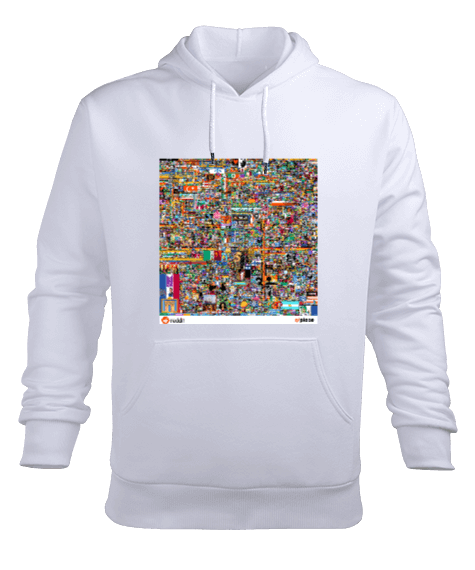 Tisho - rplace Erkek Kapüşonlu Hoodie Sweatshirt