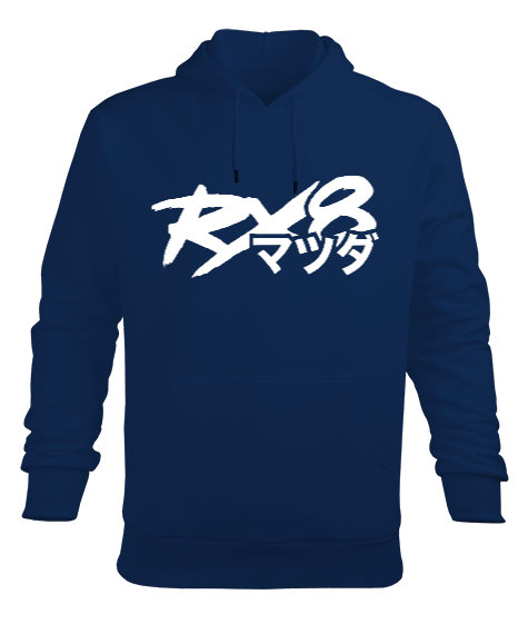 Tisho - RX8 Erkek Kapüşonlu Hoodie Sweatshirt