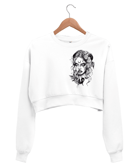 Tisho - Sabrina22 Kadın Crop Sweatshirt