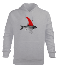Tisho - Sahte Köpekbalığı Erkek Kapüşonlu Hoodie Sweatshirt