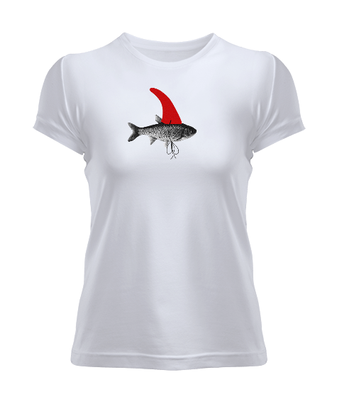 Tisho - Sahte Köpekbalığı Kadın Tişört
