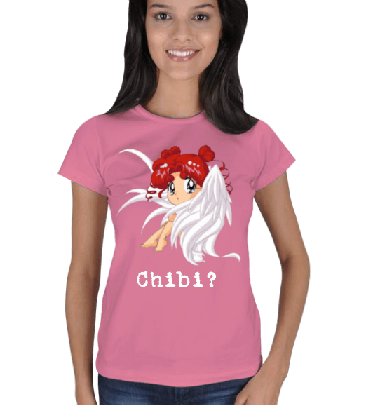 Tisho - Sailor Moon Chibi Kadın Tişört