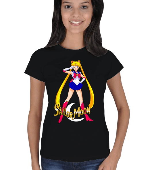 Tisho - Sailor Moon Kadın Tişört