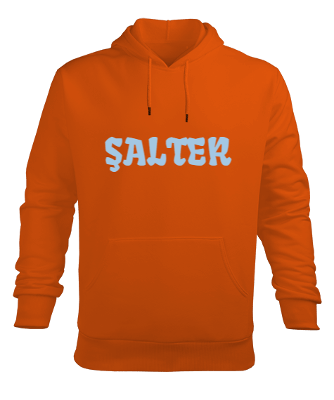 Tisho - ŞALTER YAZILI ÖZEL TASARIM Erkek Kapüşonlu Hoodie Sweatshirt