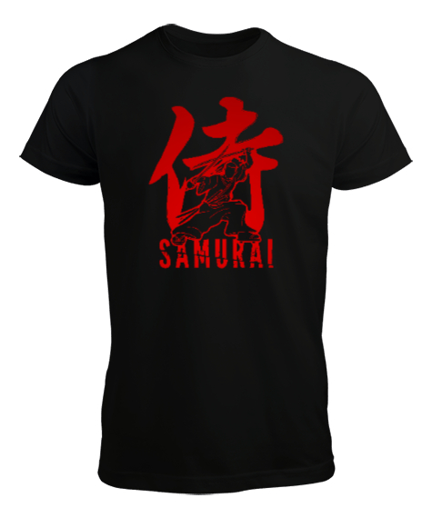 Tisho - Samurai - Samuray Blu V6 Siyah Erkek Tişört