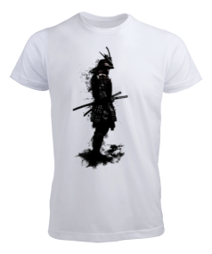 Samuray Baskılı t-shirt Erkek Tişört