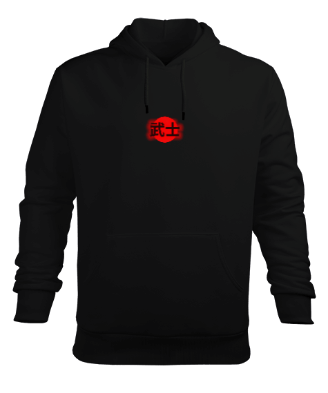 Tisho - samuray Erkek Kapüşonlu Hoodie Sweatshirt