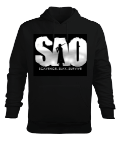 SAO Online Erkek Kapüşonlu Hoodie Sweatshirt - Thumbnail