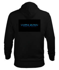 SAO Online Erkek Kapüşonlu Hoodie Sweatshirt - Thumbnail