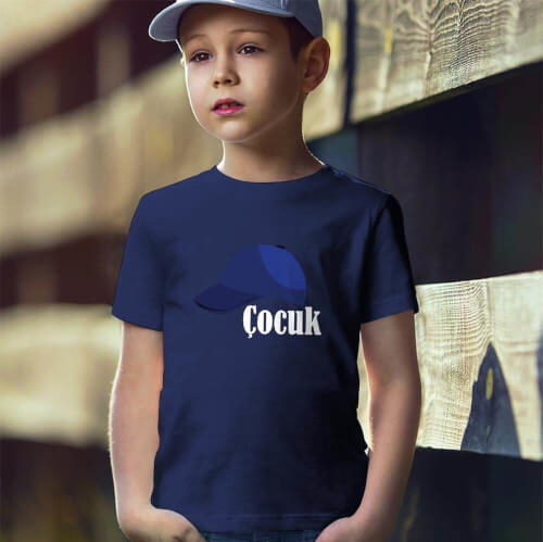 Şapka Temalı Erkek Çocuk Tişört - Tekli Kombin