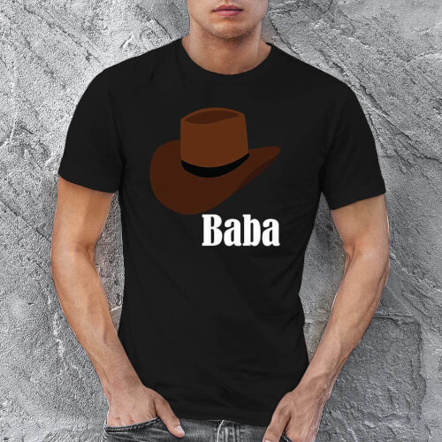 Şapka Temalı Erkek Tişört - Tekli Kombin - Thumbnail