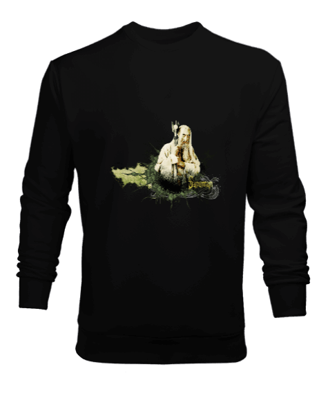 Tisho - Saruman Yüzüklerin Efendisi Tasarımı Baskılı Erkek Sweatshirt