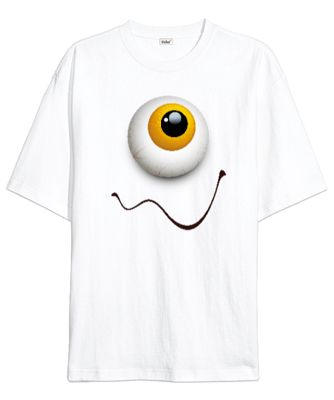 Tisho - Şaşkın Göz Oversize Unisex Tişört