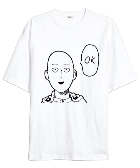 Tisho - Satiama - One Punch Man Oversize Unisex Tişört