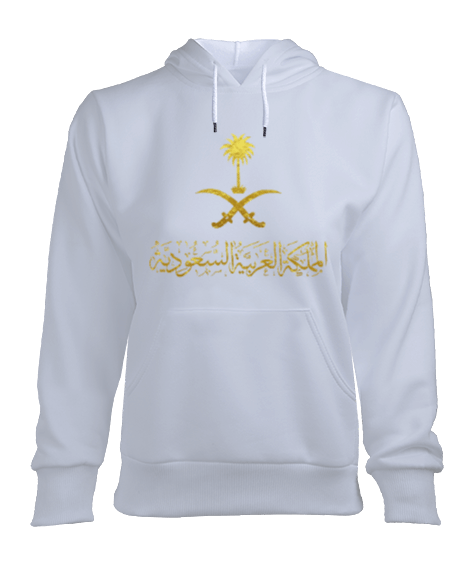 Tisho - Saudi Arabia Emblem woman Kadın Kapşonlu Hoodie Sweatshirt