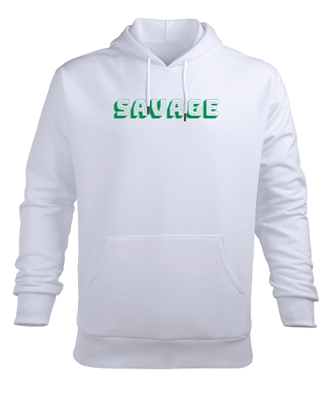 Tisho - Savage Erkek Kapüşonlu Hoodie Sweatshirt