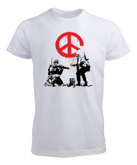 Tisho - Savaş ve Barış Beyaz Erkek Tişört