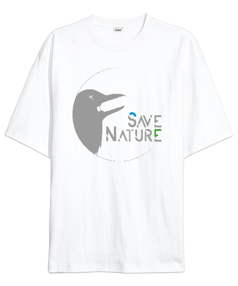 Tisho - Save Nature Oversize Unisex Tişört