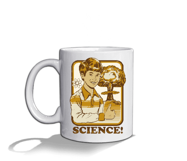 Science Kupa Beyaz Kupa Bardak