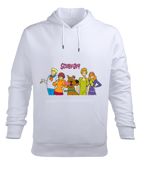 Tisho - Scooby Doo Erkek Kapüşonlu Hoodie Sweatshirt