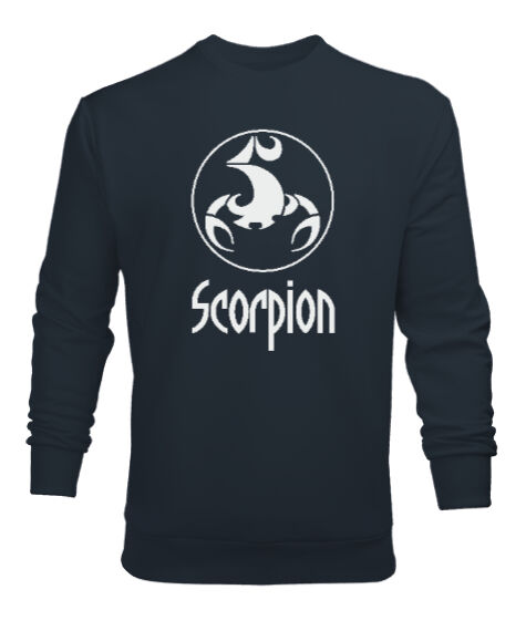 Scorpion - Akrep Füme Erkek Sweatshirt