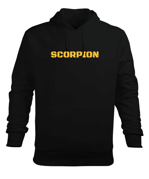 Tisho - Scorpion Erkek Kapüşonlu Hoodie Sweatshirt