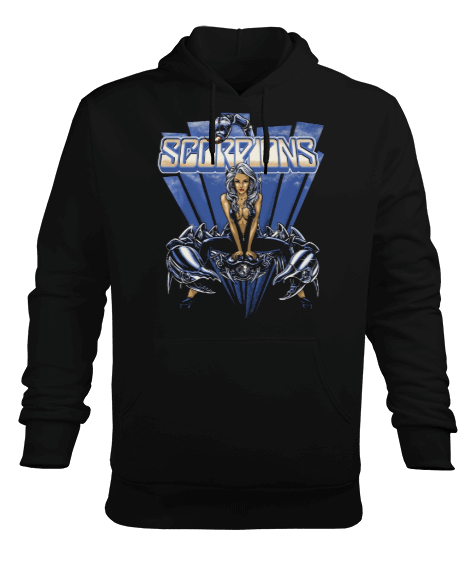 Tisho - Scorpions Erkek Kapüşonlu Hoodie Sweatshirt