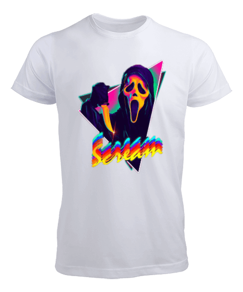 Tisho - Scream Tasarım Baskılı Erkek Tişört