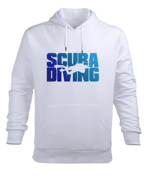 Tisho - Scuba Diving 01 Erkek Kapüşonlu Hoodie Sweatshirt