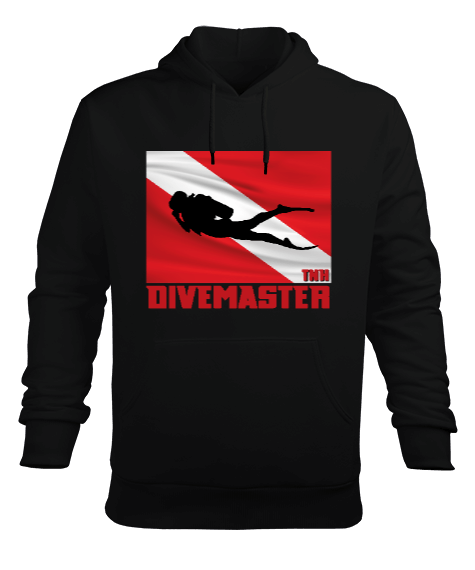 Tisho - SD-02 Divemaster Erkek Kapüşonlu Hoodie Sweatshirt