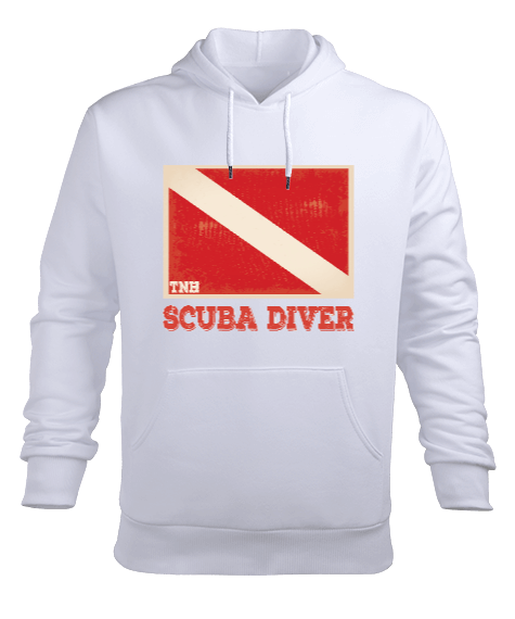 Tisho - SD-04 Scuba Diver Erkek Kapüşonlu Hoodie Sweatshirt