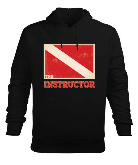 Tisho - SD-06 Instructor Erkek Kapüşonlu Hoodie Sweatshirt