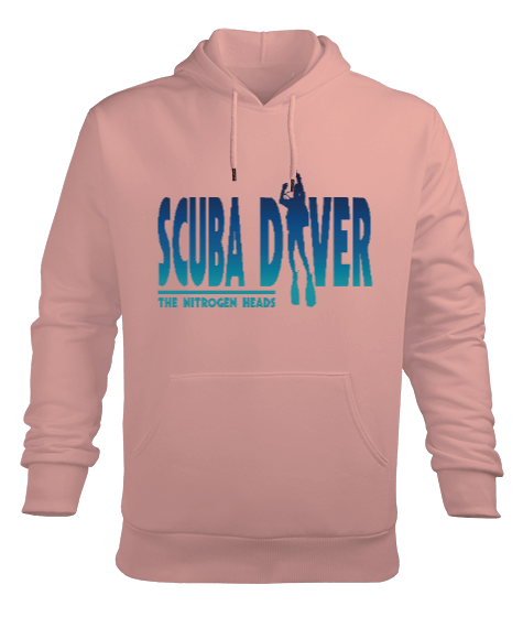 Tisho - SD-10 Scuba Diver Erkek Kapüşonlu Hoodie Sweatshirt