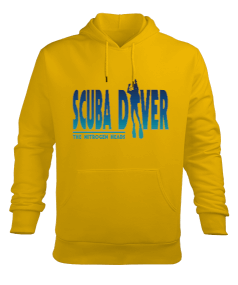 Tisho - SD-10 Scuba Diver Erkek Kapüşonlu Hoodie Sweatshirt