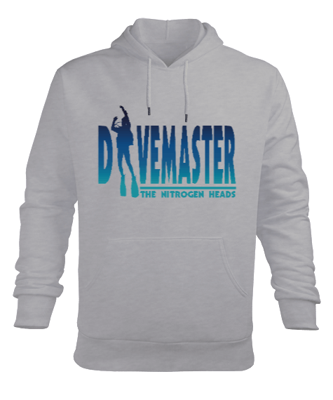 Tisho - SD-11 Dalış Divemaster Erkek Kapüşonlu Hoodie Sweatshirt