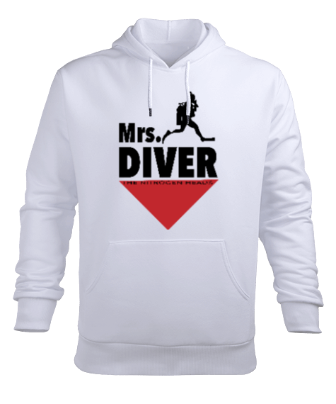 Tisho - SD-20 Mrs. Diver Erkek Kapüşonlu Hoodie Sweatshirt