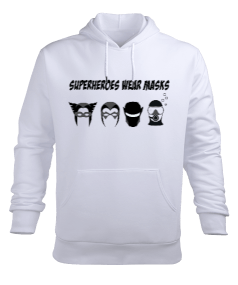 Tisho - SD-23 Superheroes Wear Masks Erkek Kapüşonlu Hoodie Sweatshirt