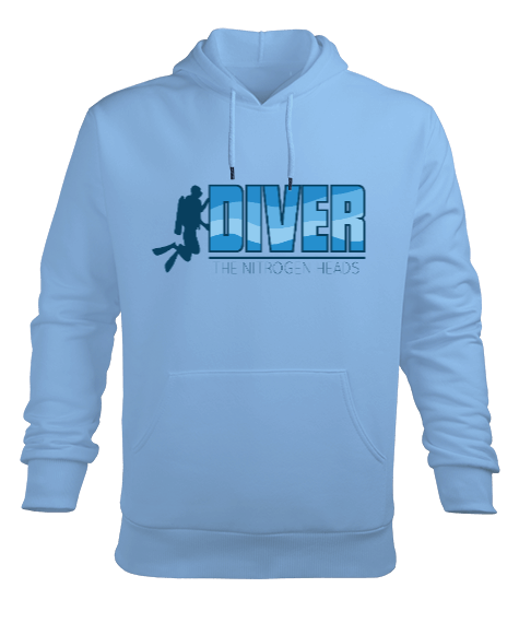 Tisho - SD-27 Diver Erkek Kapüşonlu Hoodie Sweatshirt