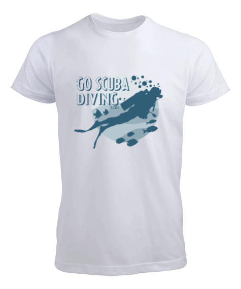 Tisho - SD-34 Go Scuba Diving Erkek Tişört