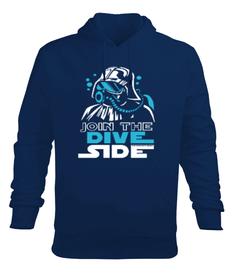 Tisho - SD-38 Join The Dive Side Erkek Kapüşonlu Hoodie Sweatshirt