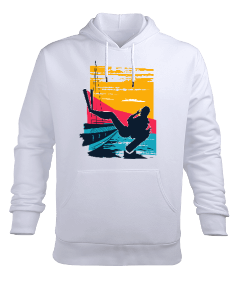 Tisho - SD-59 Sunset Dive Erkek Kapüşonlu Hoodie Sweatshirt