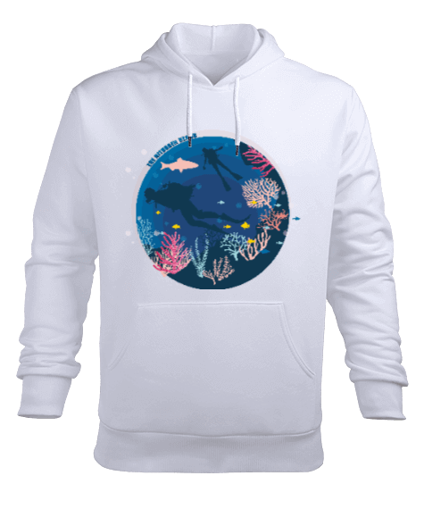 Tisho - SD-63 Scuba Divers Erkek Kapüşonlu Hoodie Sweatshirt